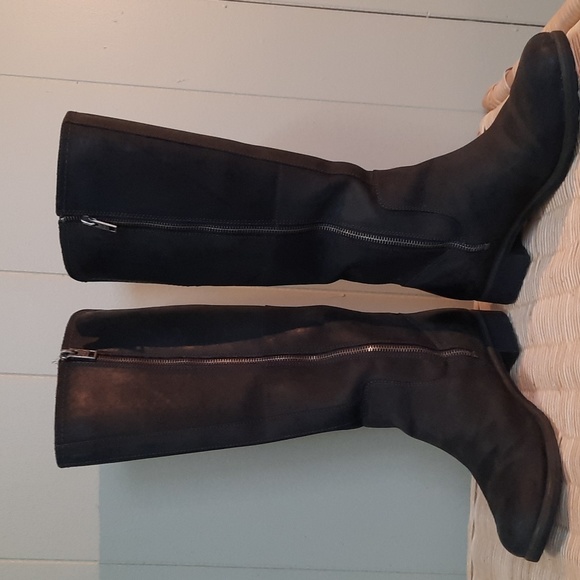 Women's Timberland H20 proof Earthkeeper Tall Black Lined Winter Riding Boots - Picture 3 of 9